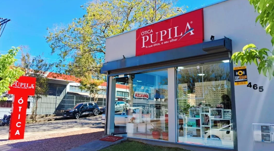 Fachada da Ótica Pupila
